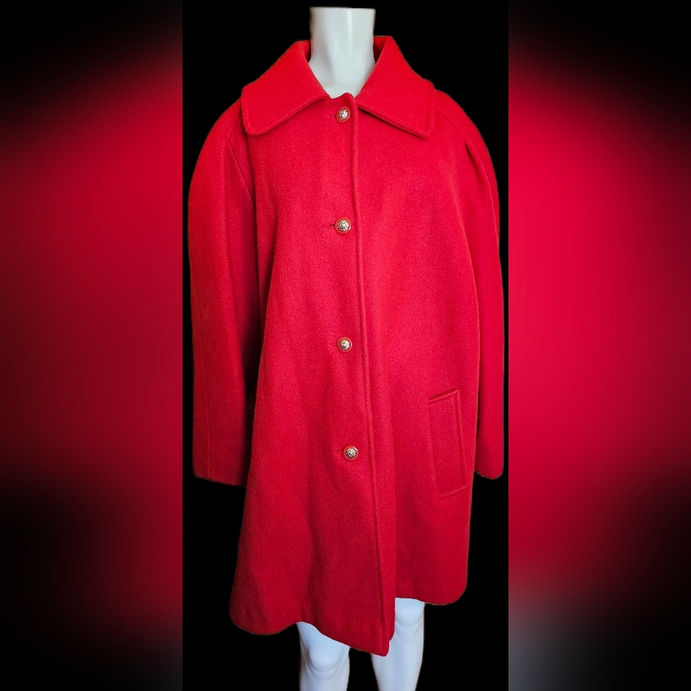 Vintage Image Women's Size 22 Wool Blend Coat